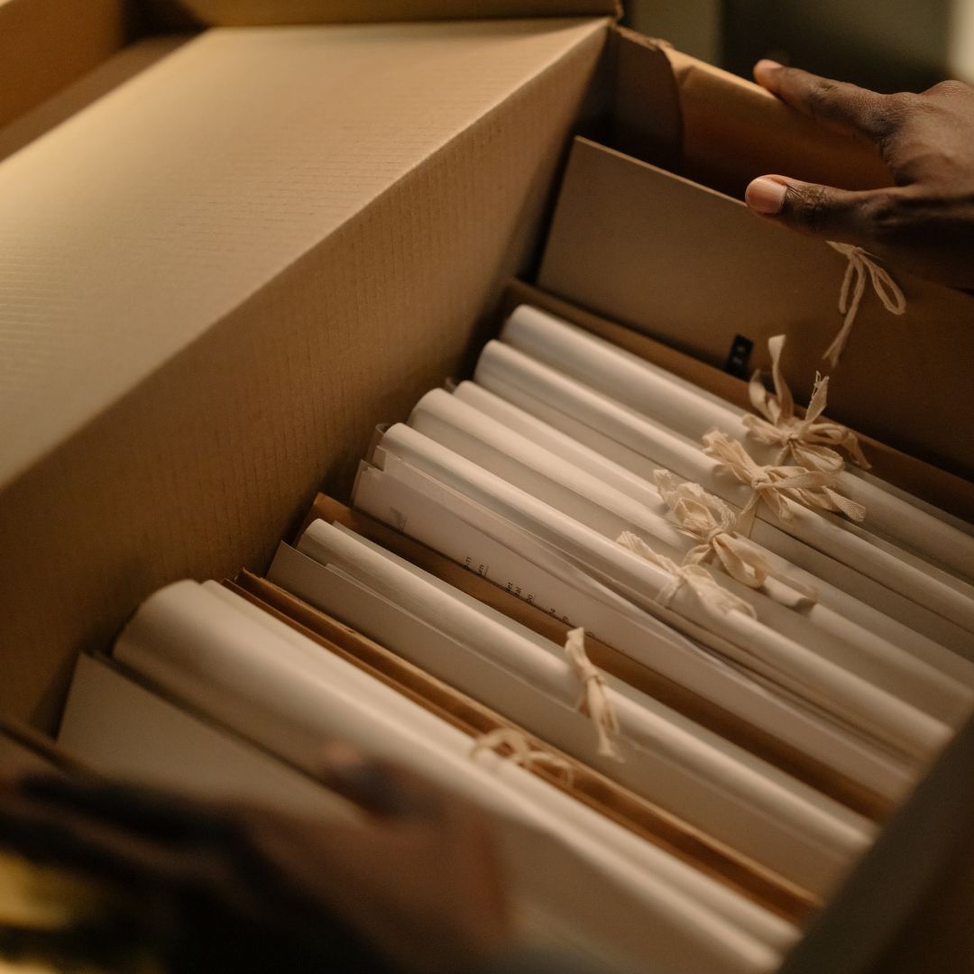 Cajas de cartón para documentos